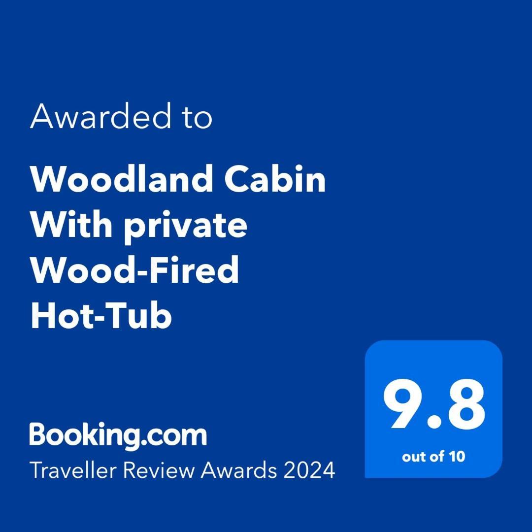 Woodland Cabin With Private Wood-Fired Hot-Tub Villa Farnham  Eksteriør bilde